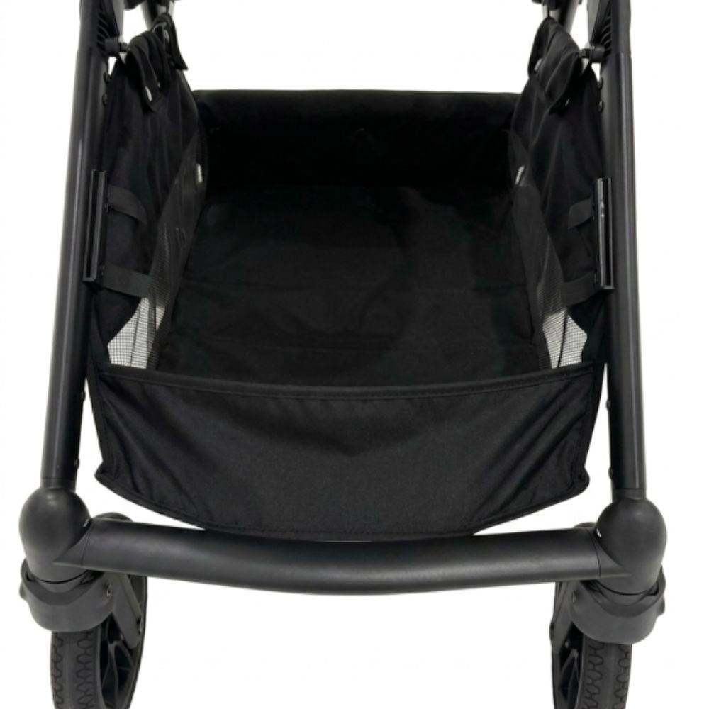 The Tribe Double Pram – Frame & 2 x Carrycot/Toddler Seat