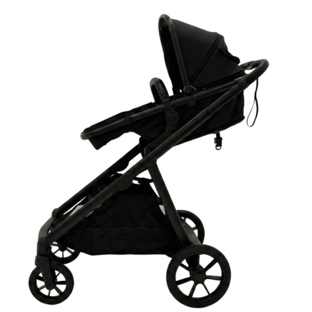 The Tribe Double Pram – Frame & 2 x Carrycot/Toddler Seat