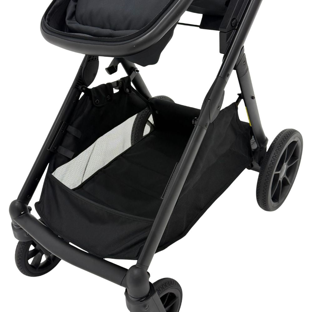 The Tribe Double Pram – Frame & 2 x Carrycot/Toddler Seat