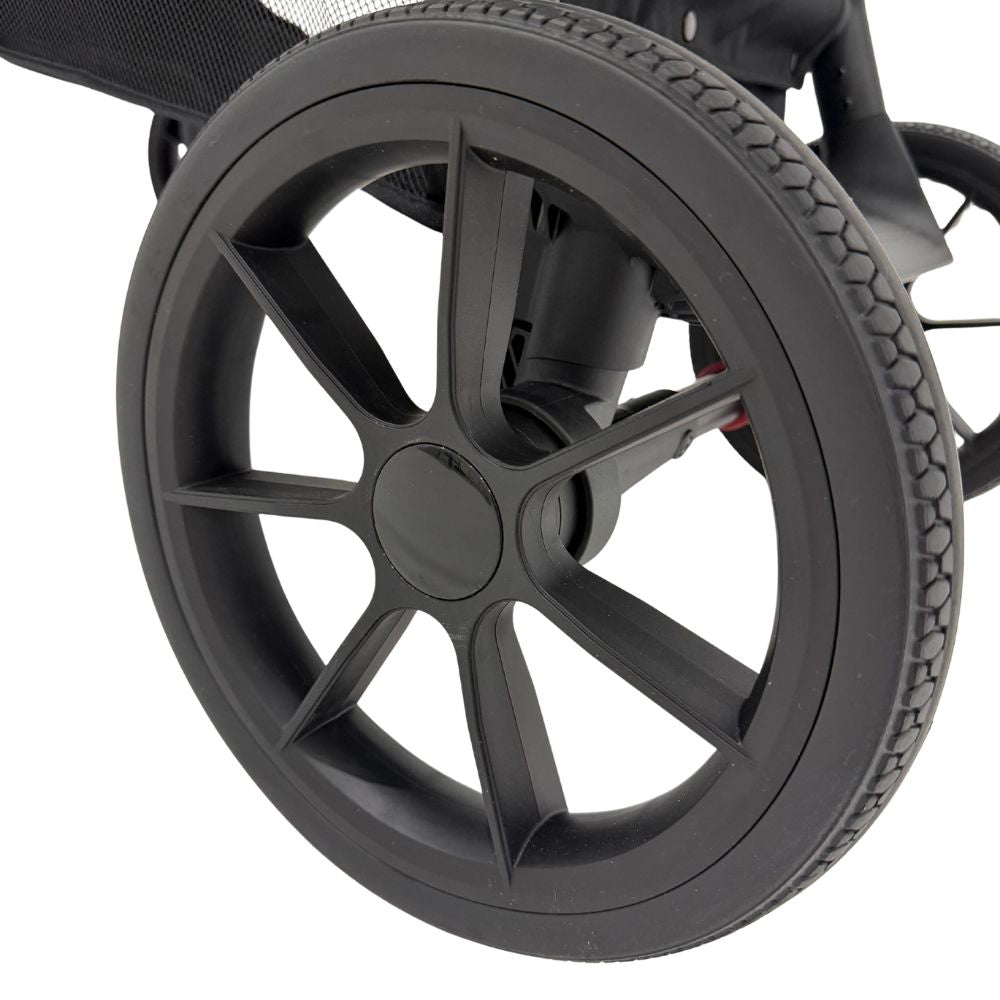 The Tribe Double Pram – Frame & 2 x Carrycot/Toddler Seat