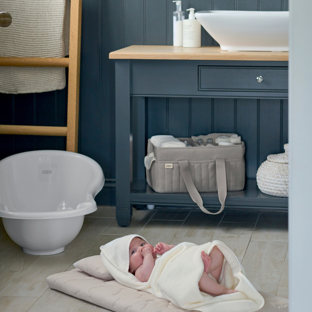 Nappy Caddy - Grey Waffle