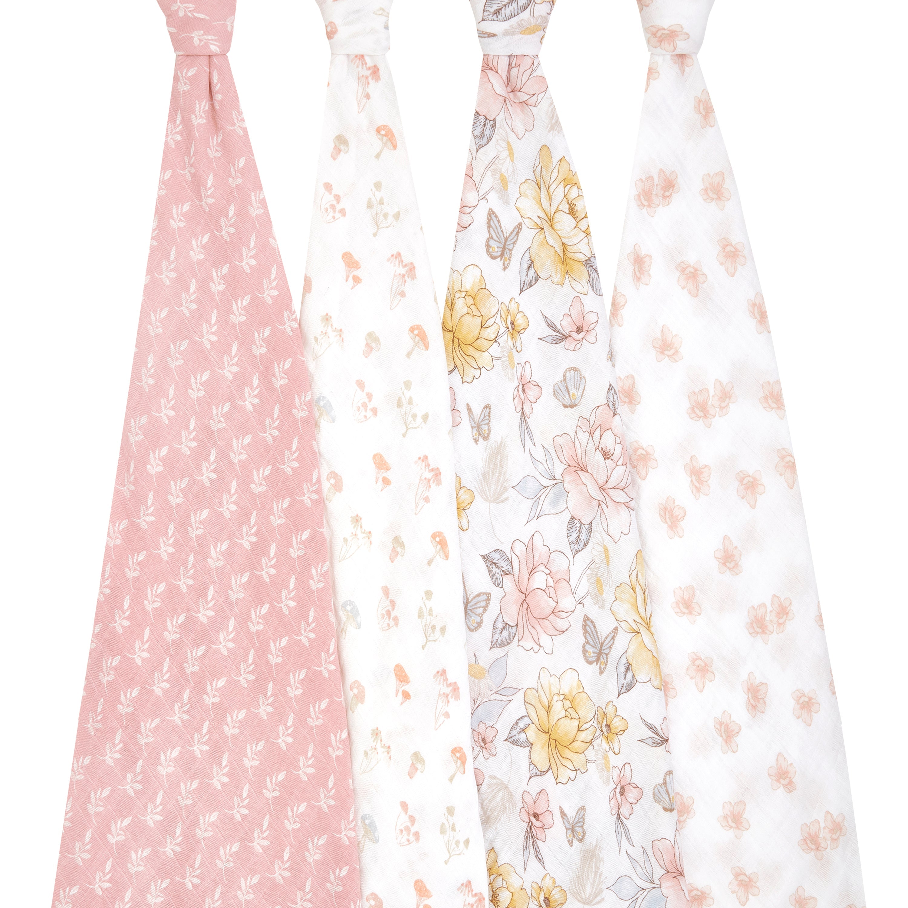 Aden + Anais ORGANIC Muslin Swaddles - Earthly 4pk