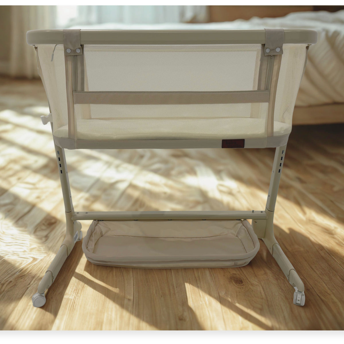 Dream Glider Bedside Sleeper – Auto Motion Bassinet |Beige
