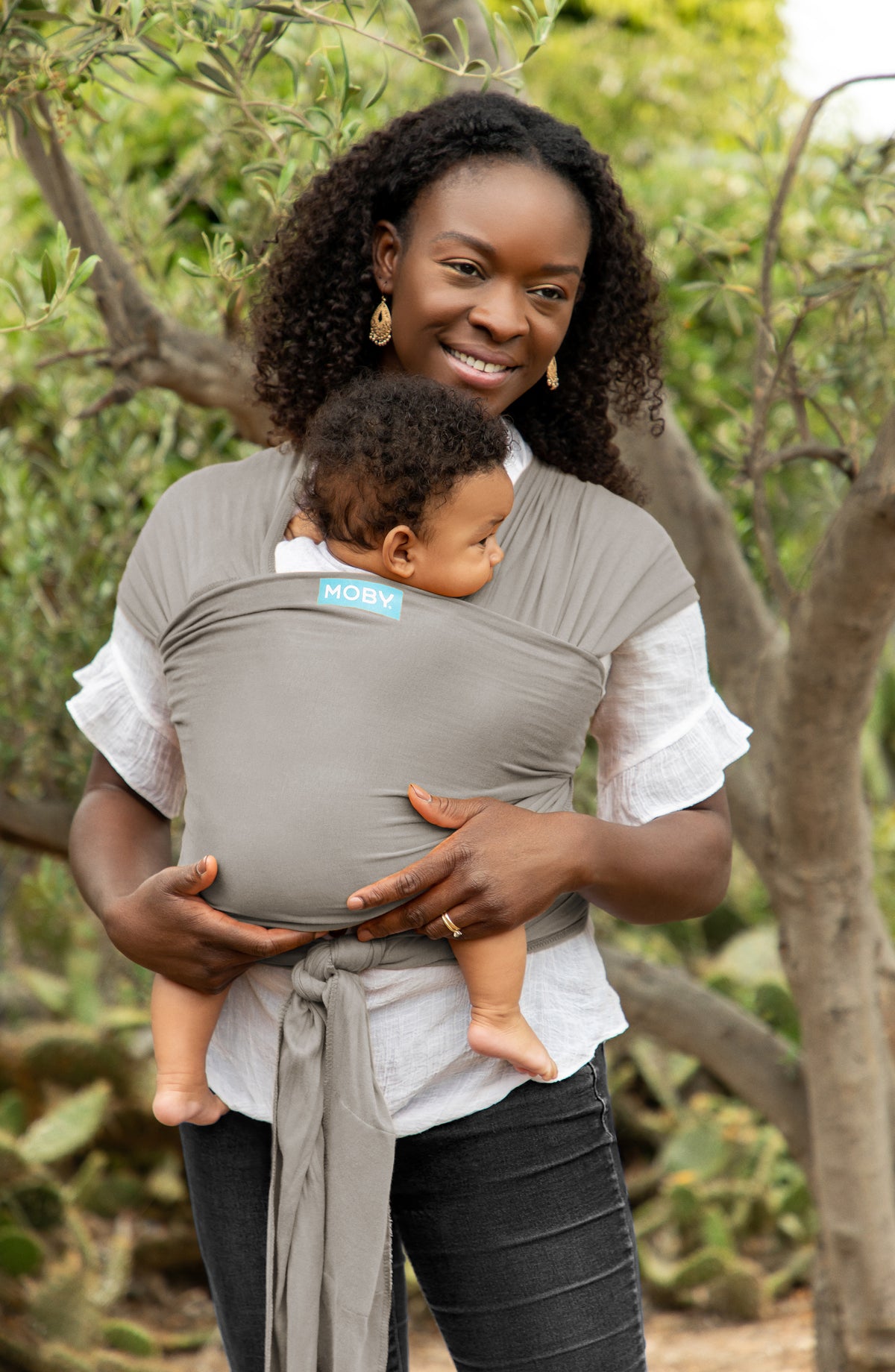 MOBY Classic Wrap Baby Carrier - Gray