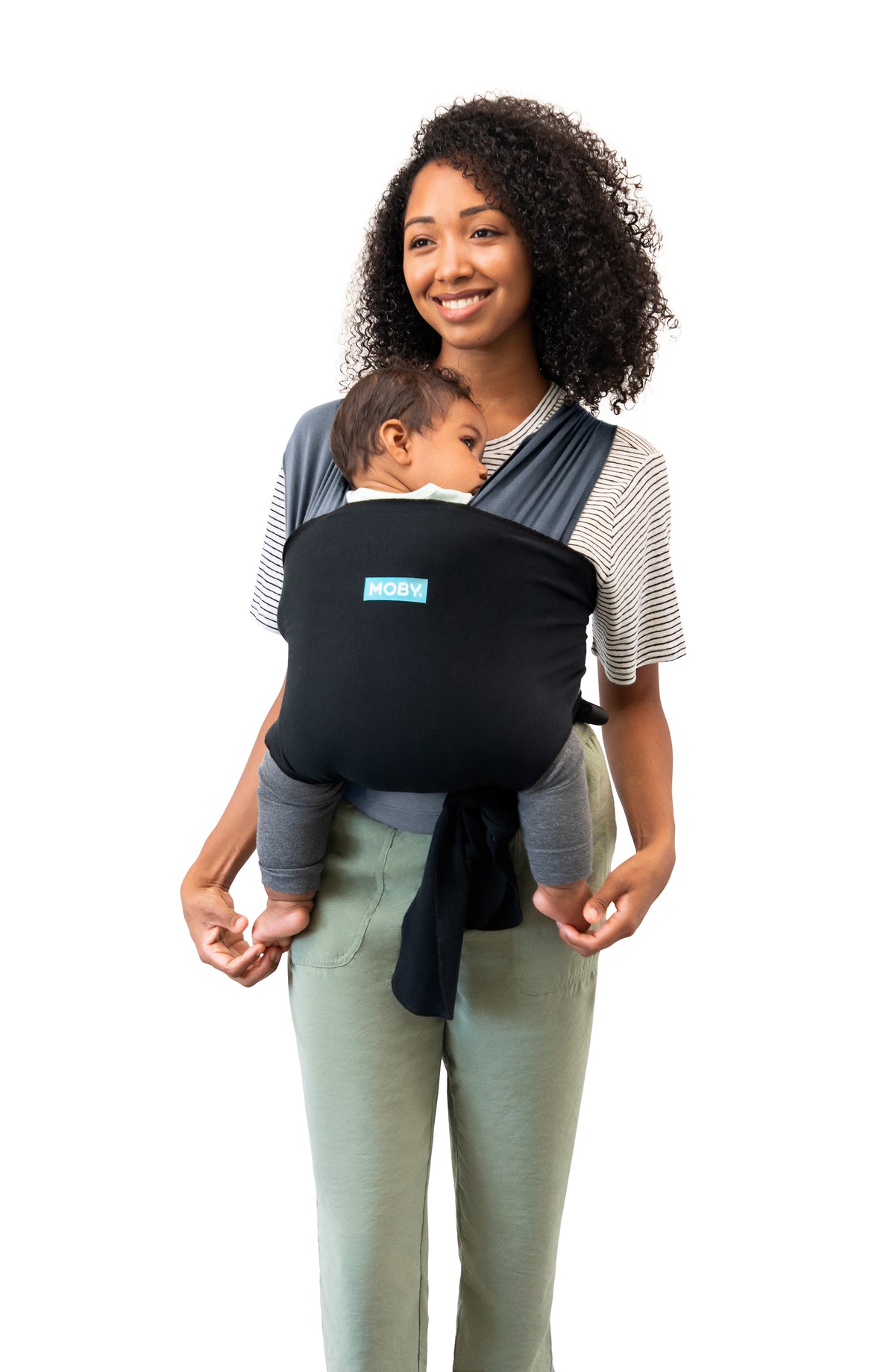 MOBY Easy-Wrap Carrier - Charcoal/Black