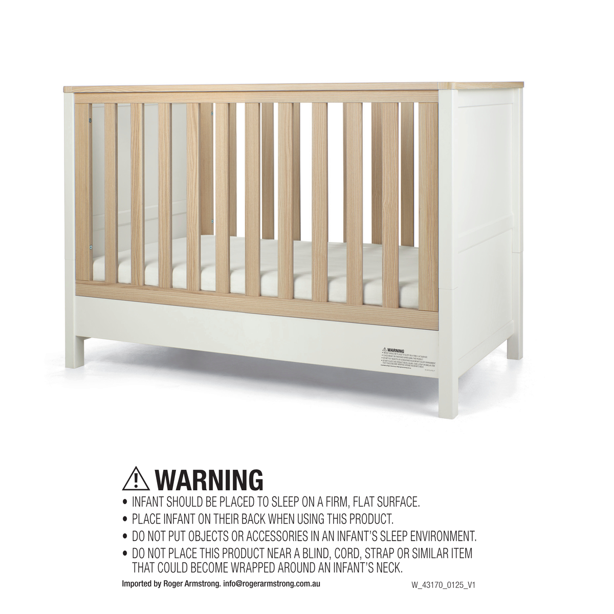 Harwell Cotbed - White