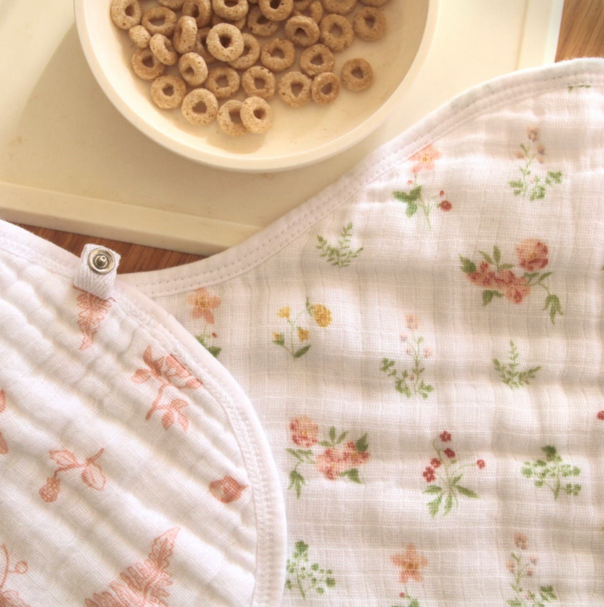 Aden + Anais Classic Muslin Burpy Bib - Country Floral