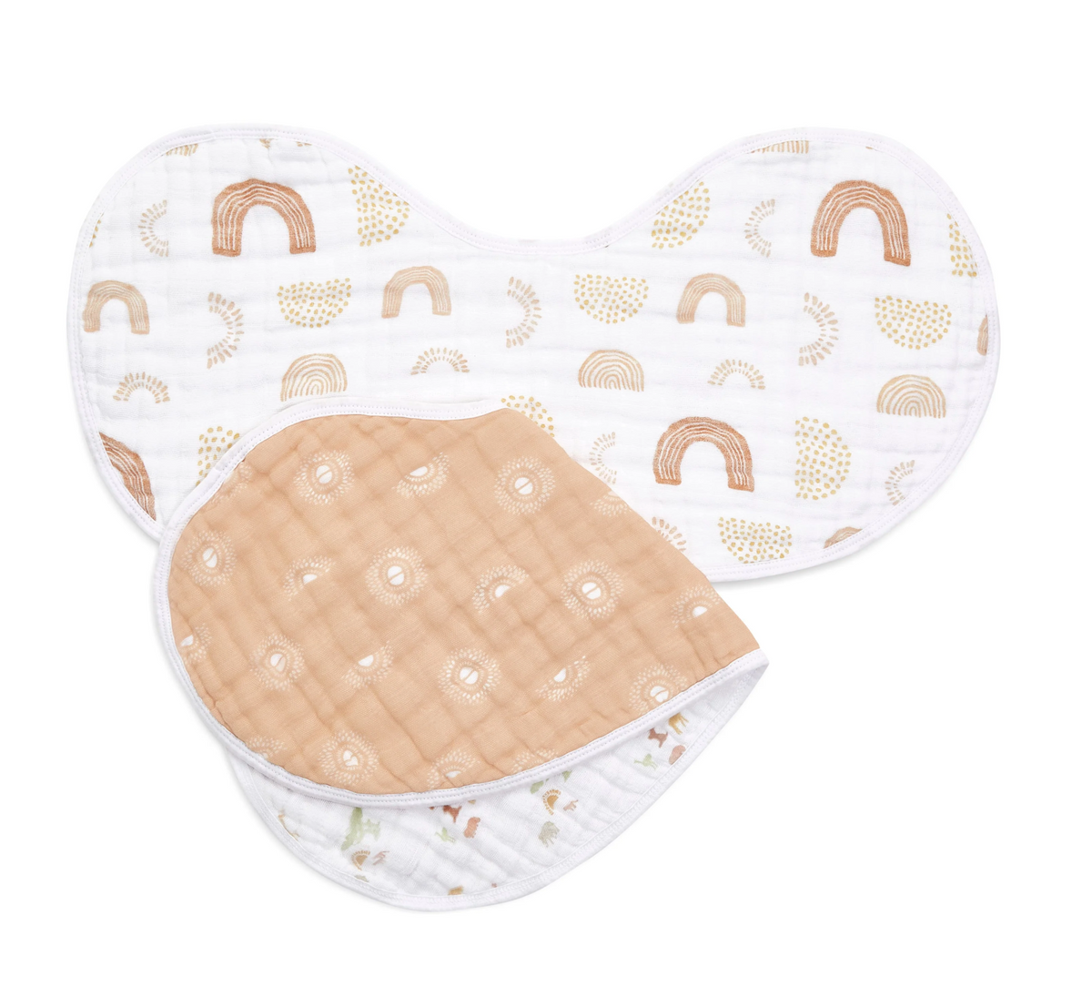 Aden + Anais Classic Muslin Burpy Bibs - Keep Rising 2pk
