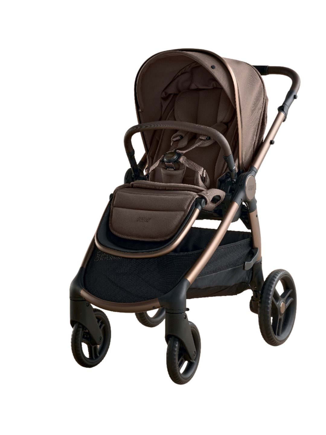 Mamas & Papas Ocarro 2 Stroller Frame Only – Crema | All-Terrain Pram for Birth to 4 Years