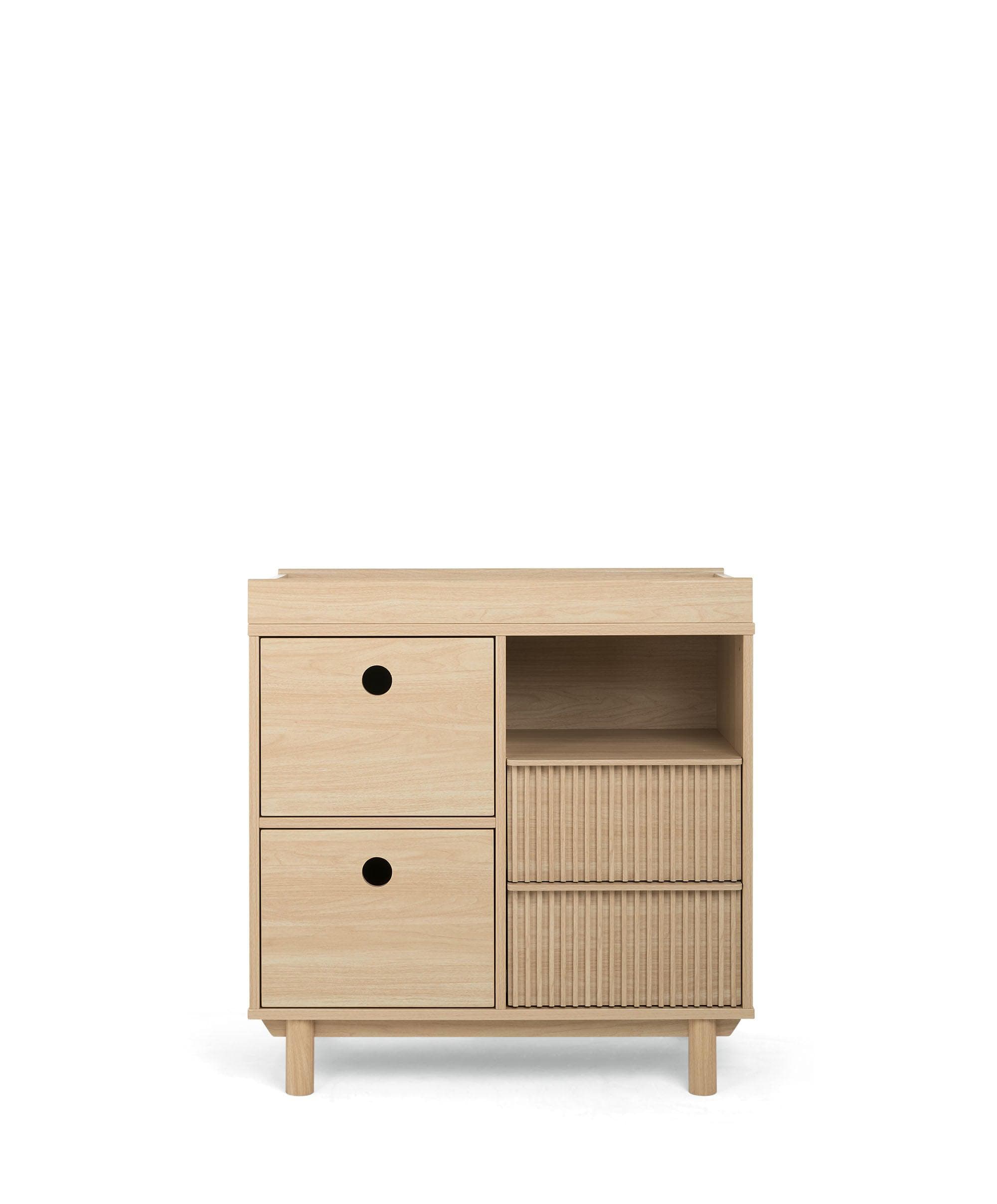 Oska NARROW Dresser Changer - Oak