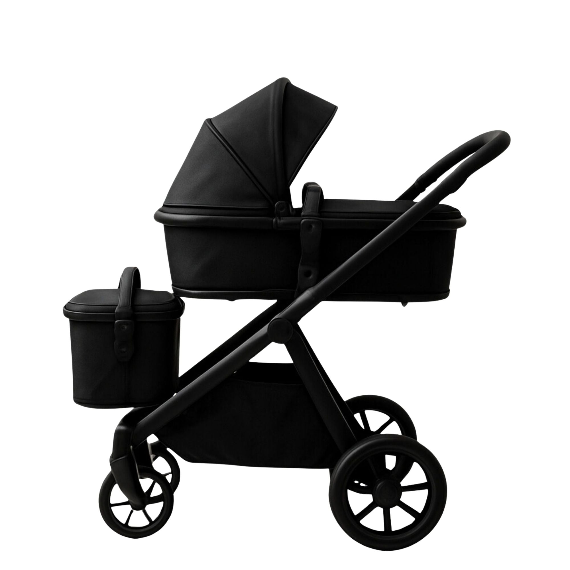 The Tribe Convertible Pram – Frame, Carrycot & Toddler Seat