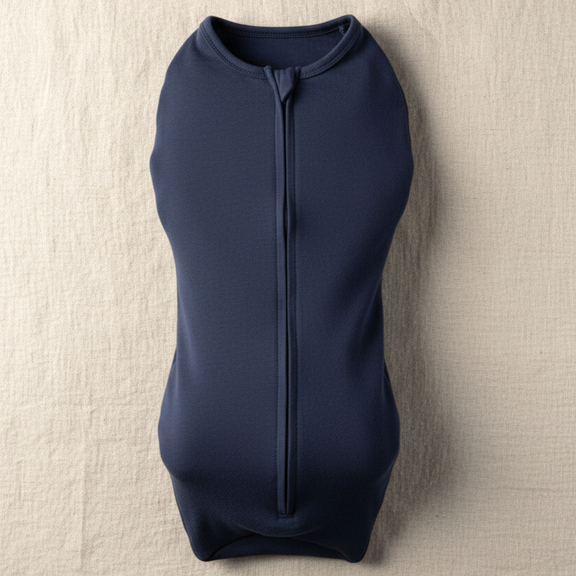 Babystudio Swaddle Pouch Organic Cotton Small (0-3m) - NAVY