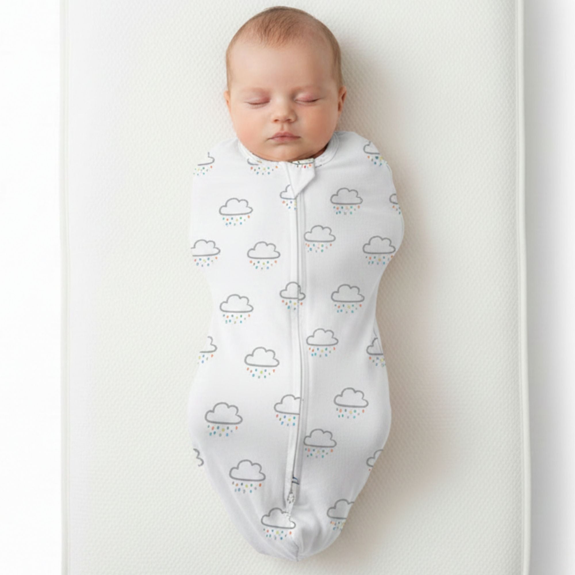 Babystudio Swaddlepouch Cotton Small (0-3 months) - Clouds