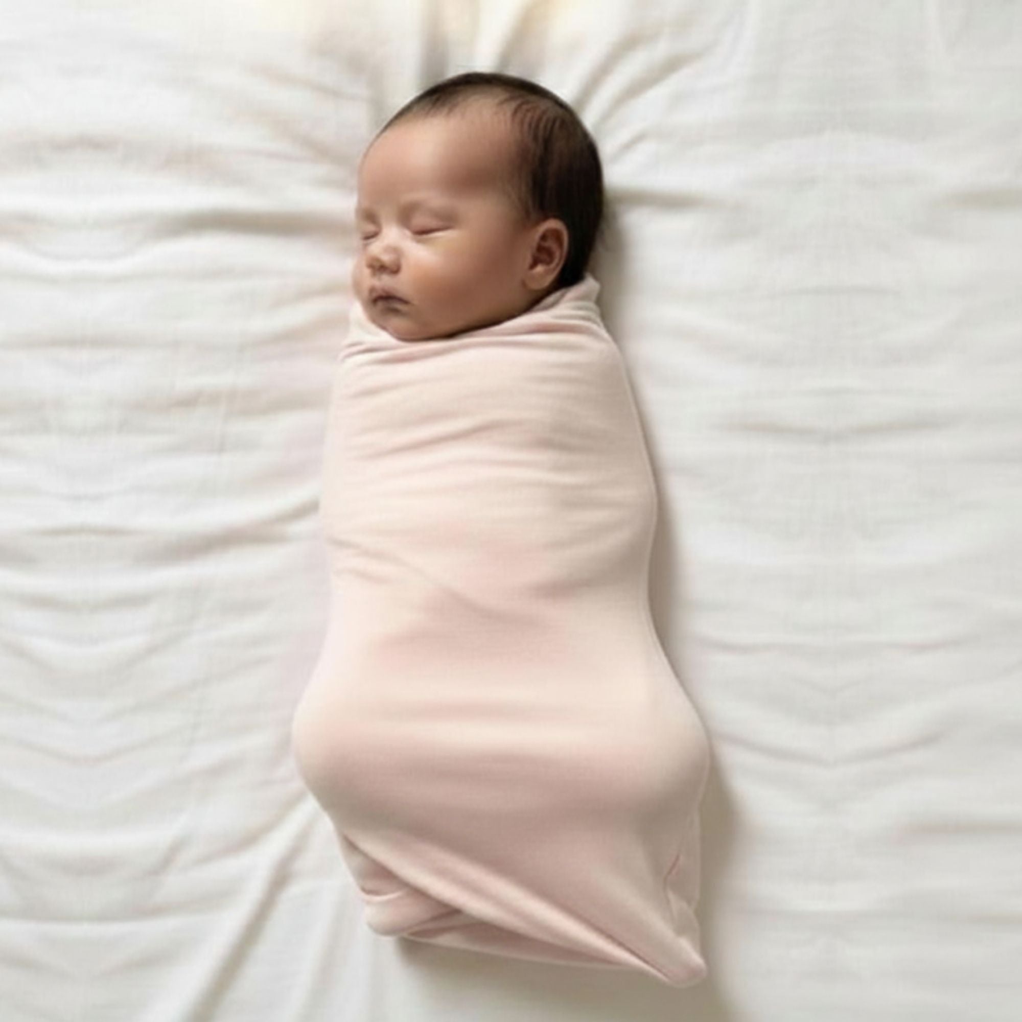 babystudio swaddlewrap cotton large (3-9m) - rose