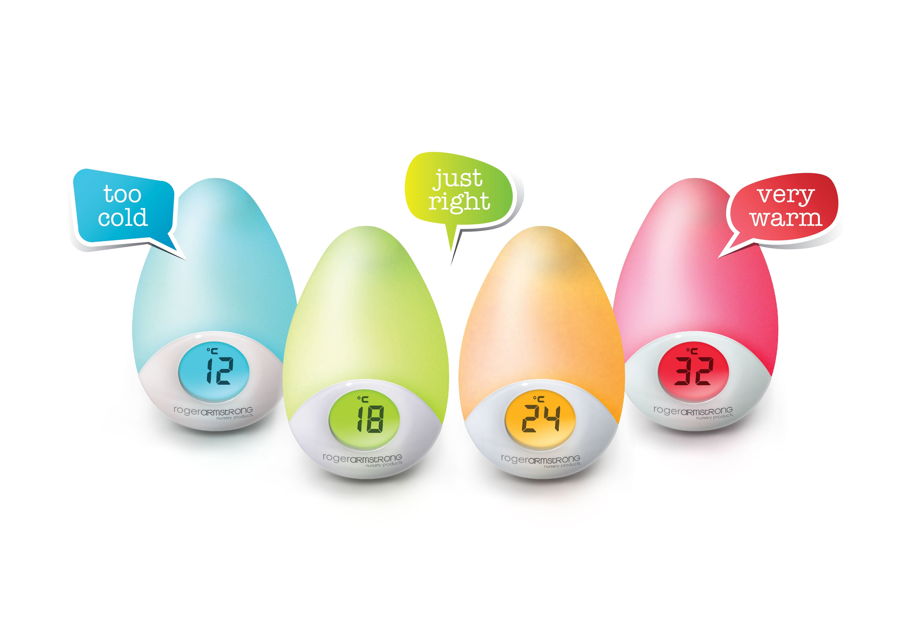Babystudio Star Colour Changing Night Light and Room Temperature Star