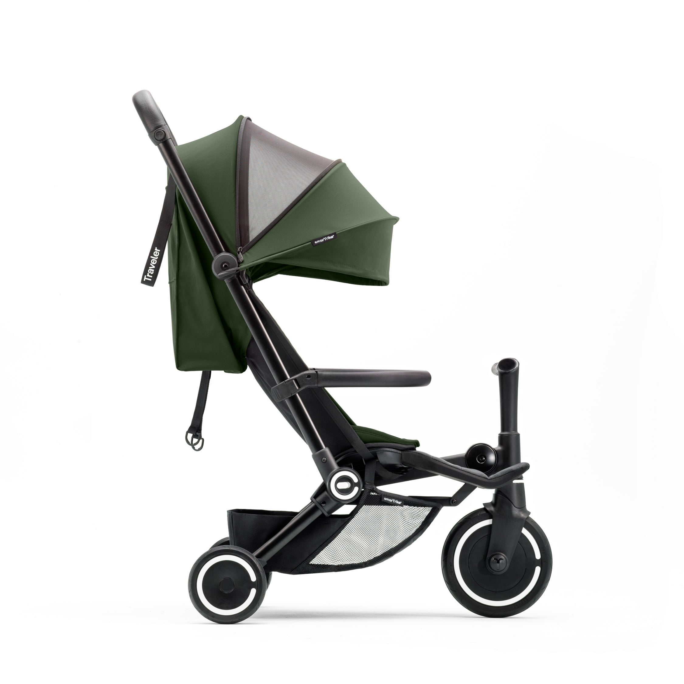 SmarTrike Traveler 4-in-1 Convertible Stroller - Forest Green