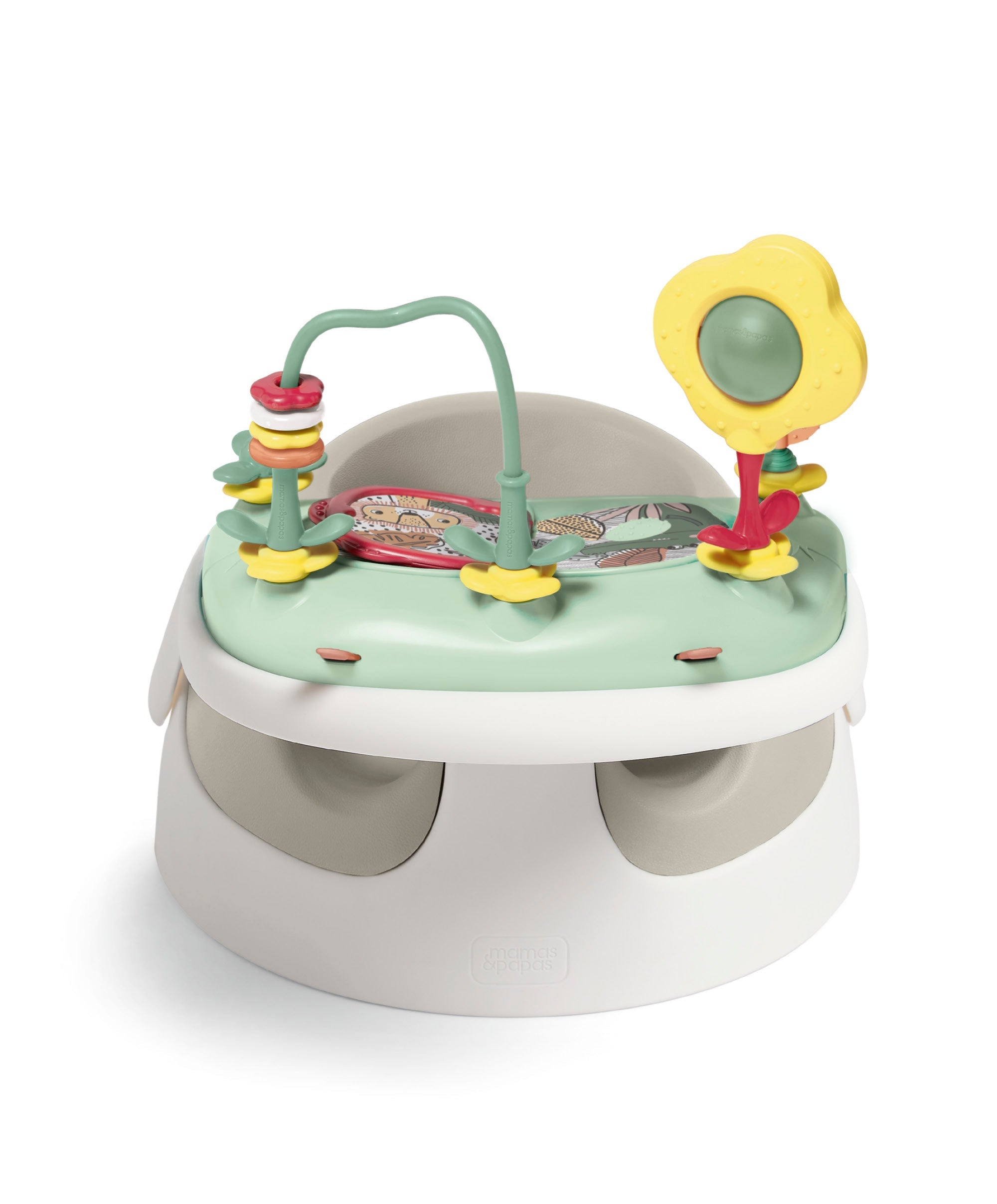 Mamas & Papas Snug Floor Seat with Activity Tray - Clay