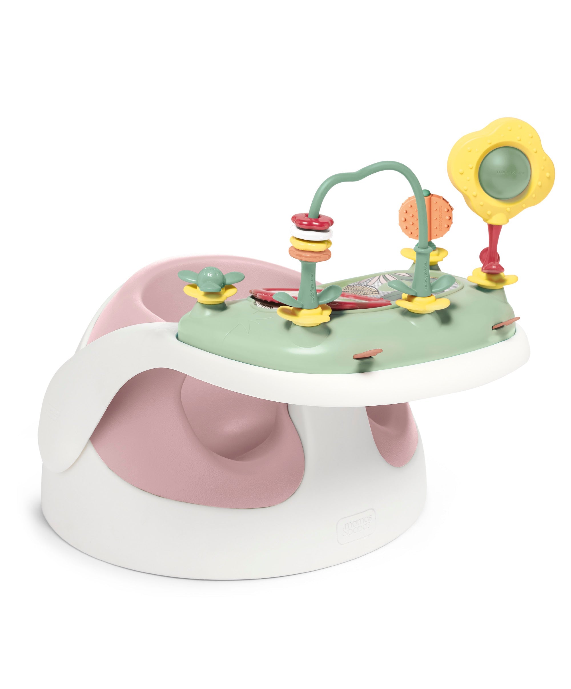 Mamas & Papas Snug Floor Seat with Activity Tray - Blossom