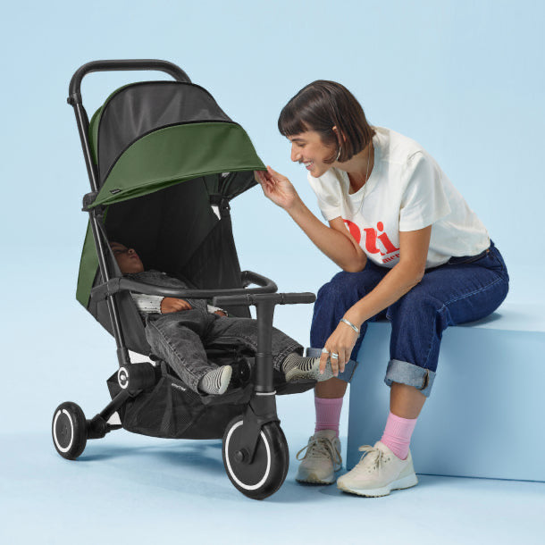 SmarTrike Traveler 4-in-1 Convertible Stroller - Forest Green