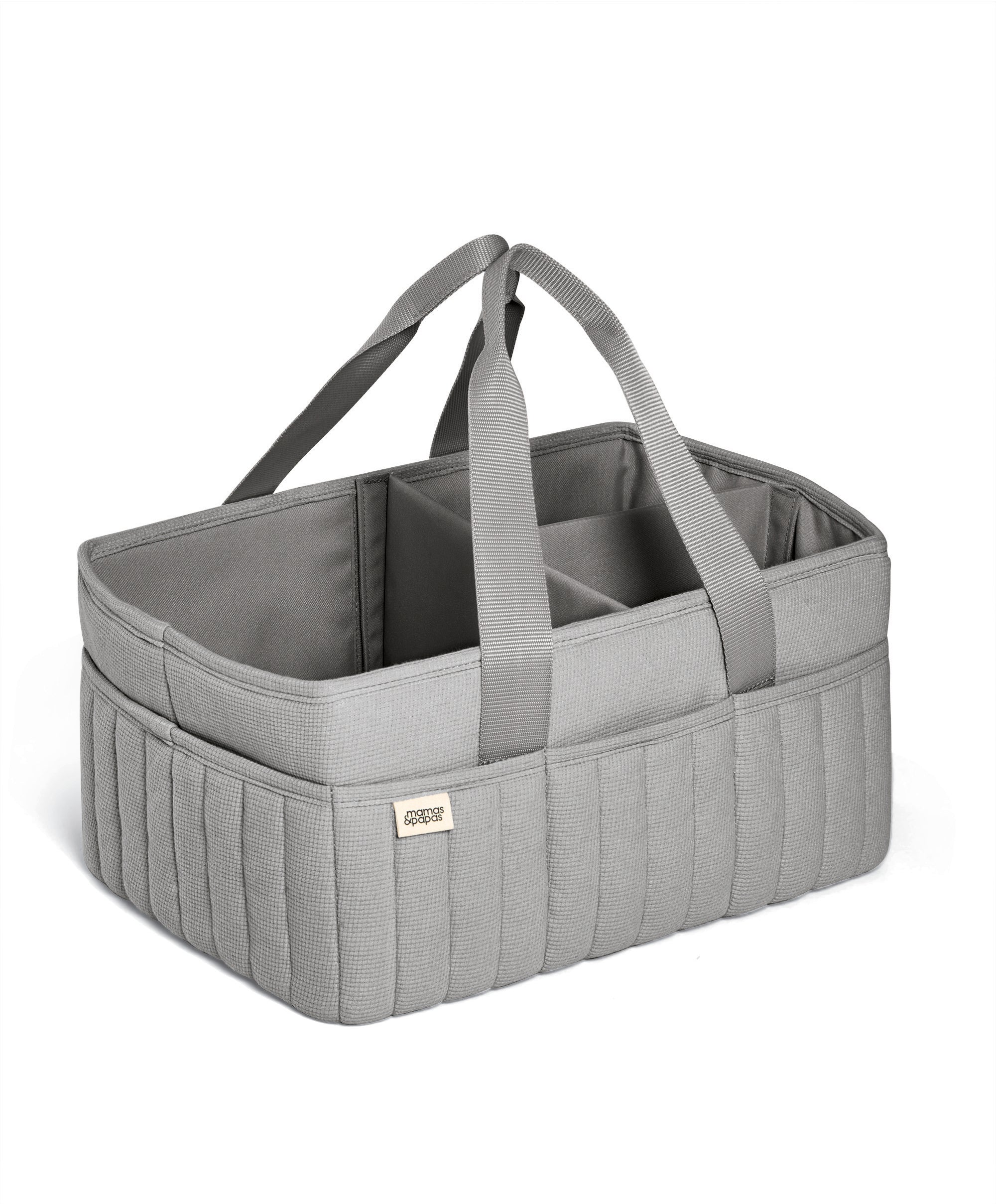 Nappy Caddy - Grey Waffle