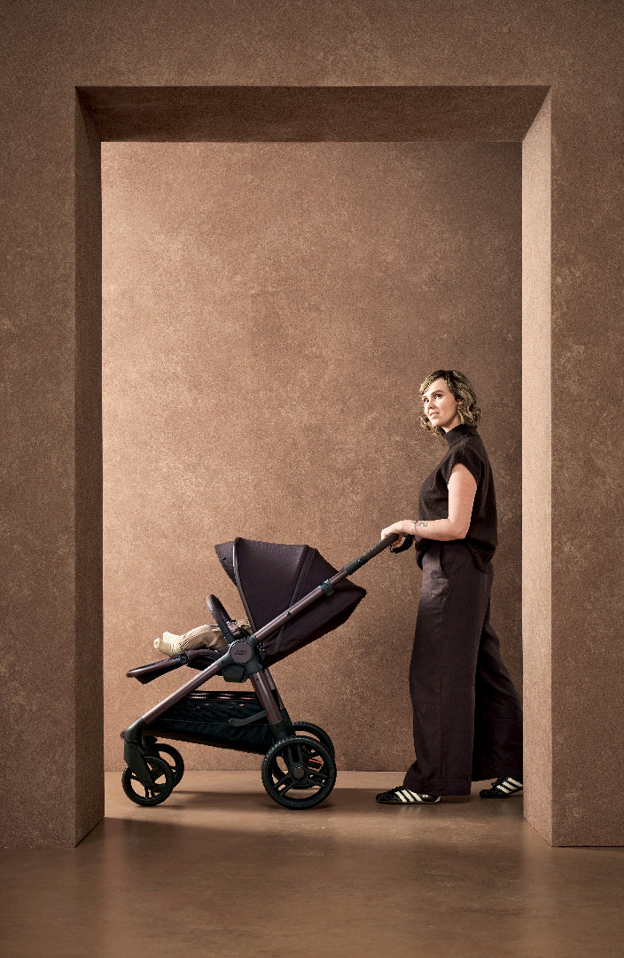 Ocarro2 All -Terrain Pram 3pc Bundle (Frame, Seat and Carrycot) - Americano
