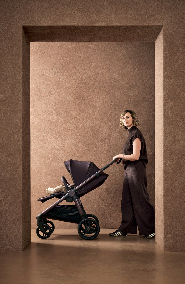 Ocarro2 All -Terrain Pram 3pc Bundle (Frame, Seat and Carrycot) - Americano