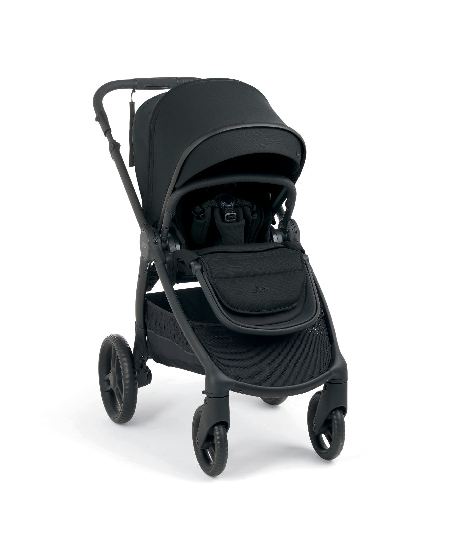 Ocarro2 All -Terrain Pram 3pc Bundle (Frame, Seat and Carrycot) - Eclipse Black