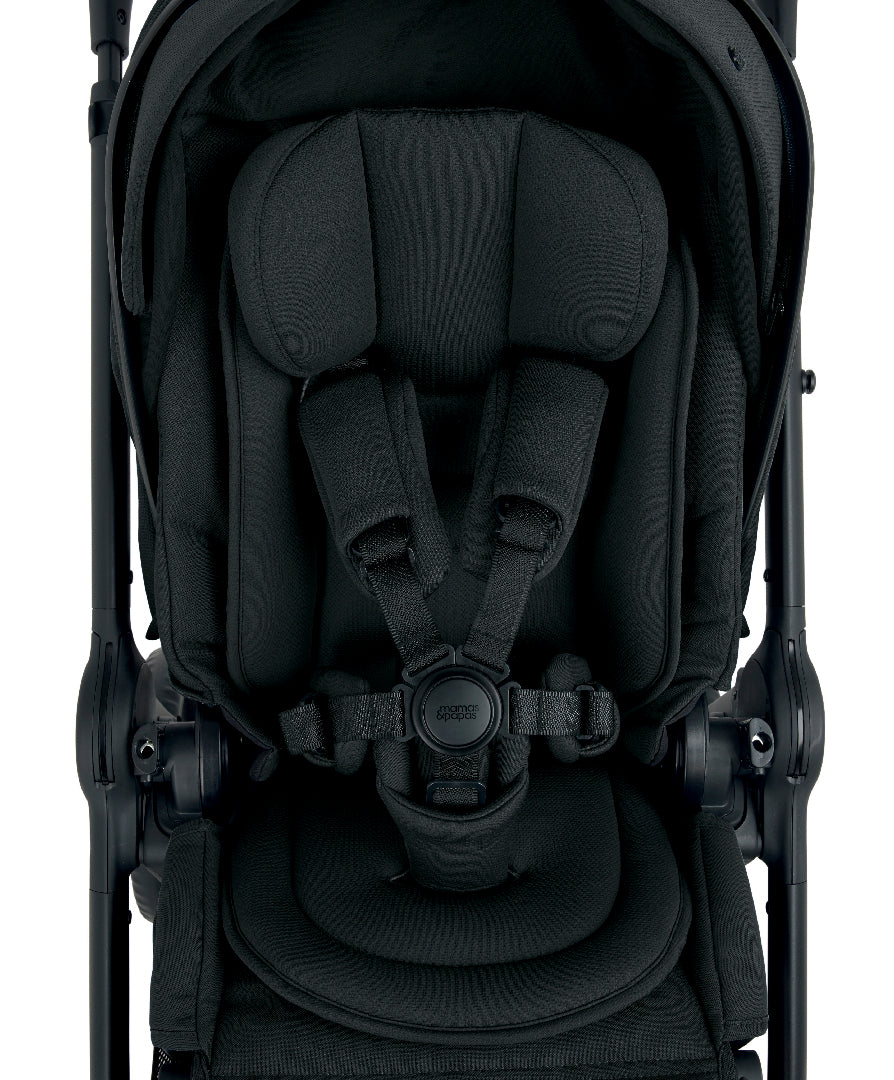 Ocarro2 All -Terrain Pram 3pc Bundle (Frame, Seat and Carrycot) - Eclipse Black