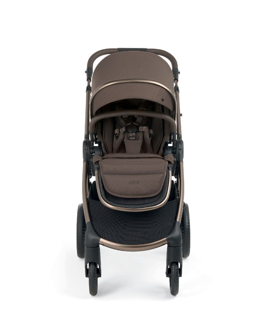 Mamas & Papas Ocarro 2 Stroller Frame Only – Crema | All-Terrain Pram for Birth to 4 Years