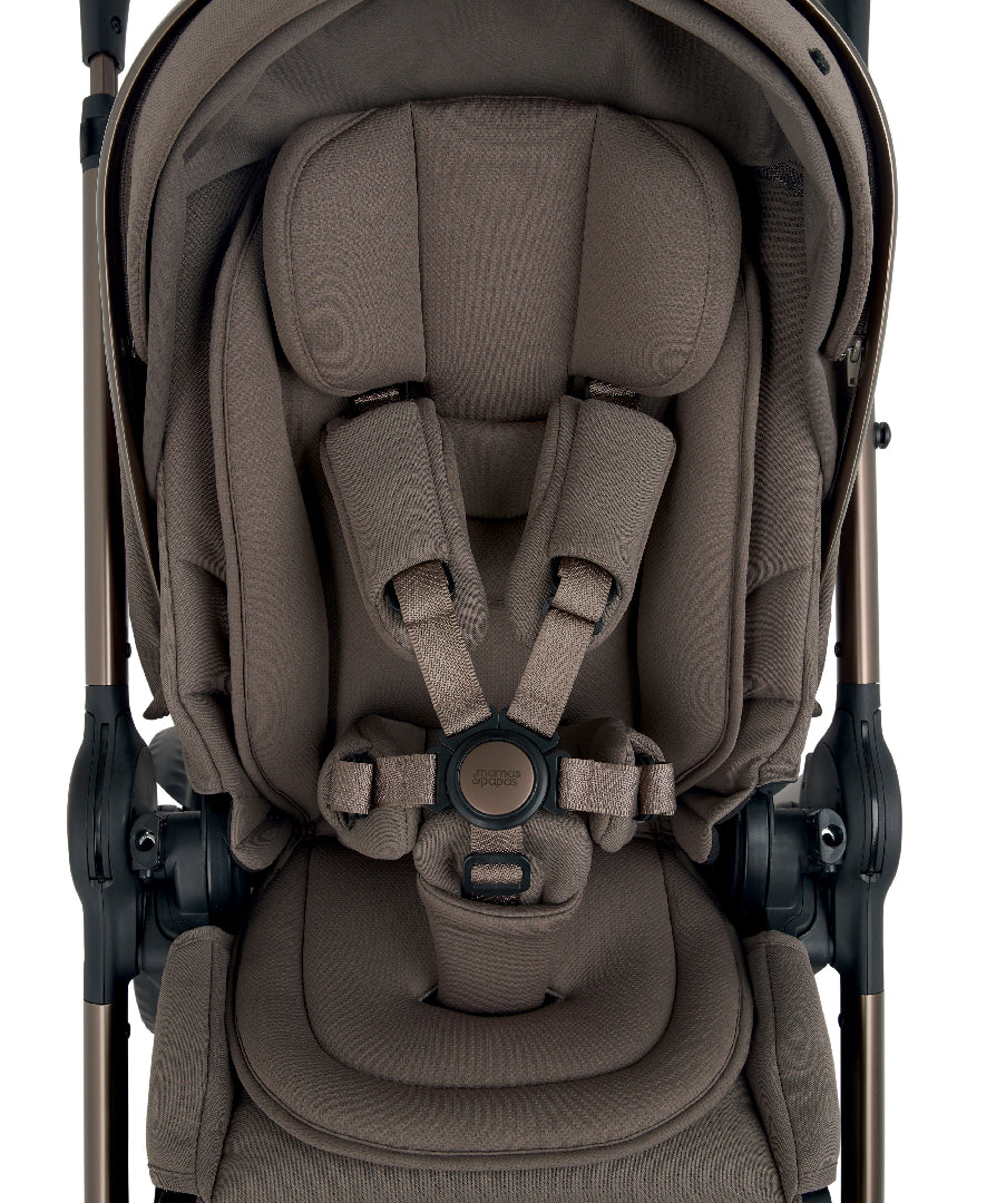 Ocarro2 All -Terrain Pram 3pc Bundle (Frame, Seat and Carrycot) - Crema