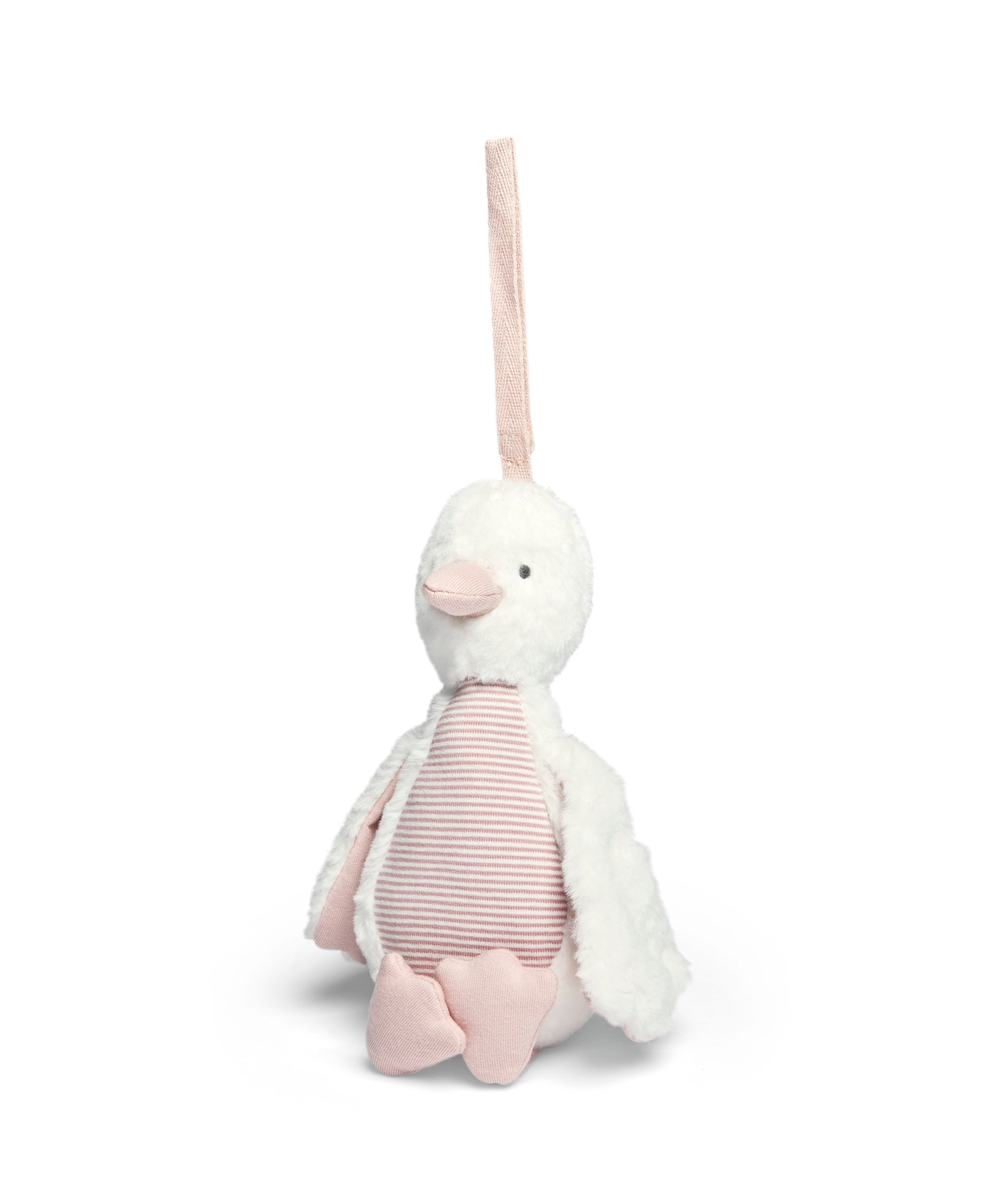 Mamas & Papas Activity Soft Toy Chime Toy - Duck Pink