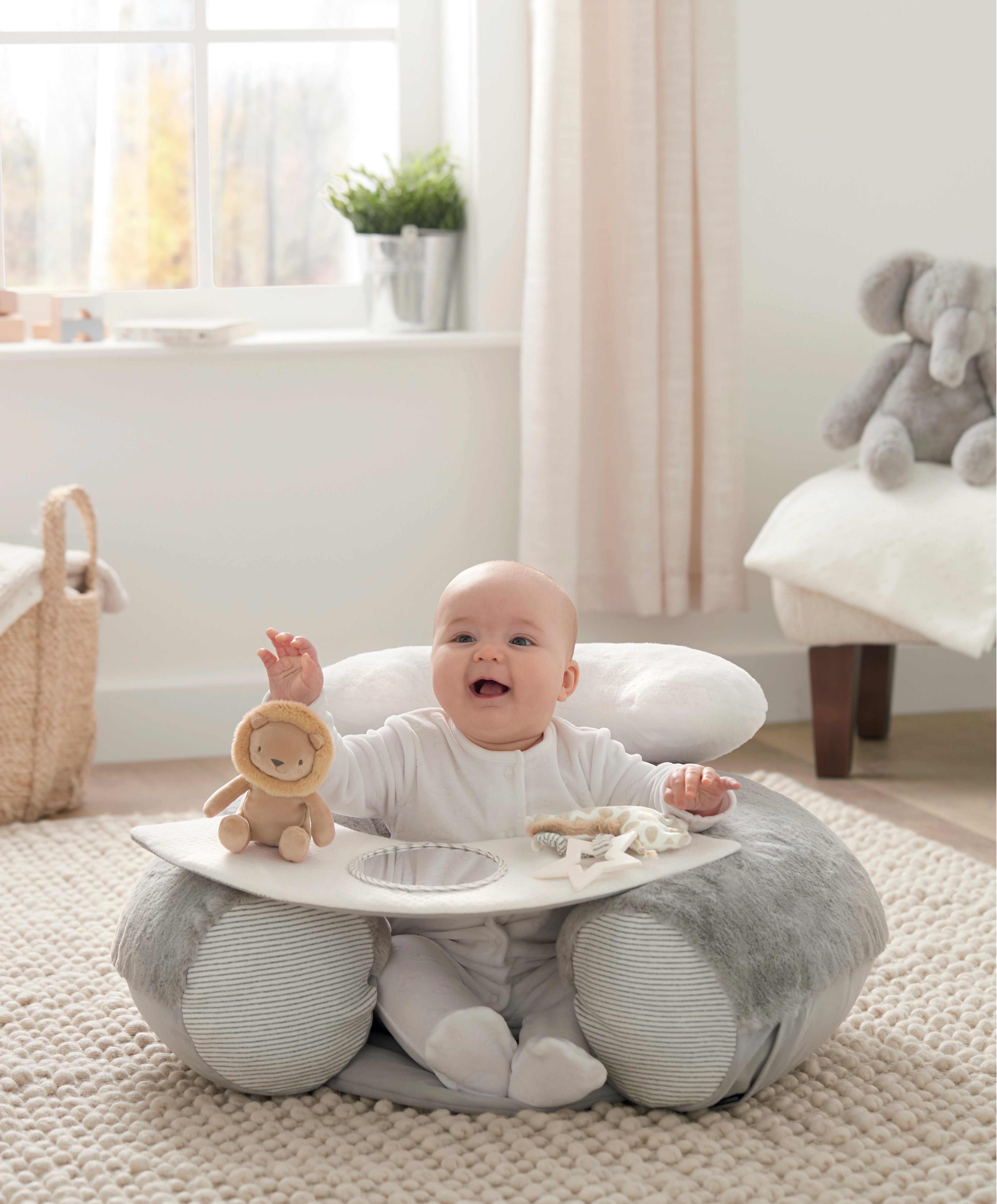 Mamas & Papas Sit & Play Baby Floor Seat - Welcome to the World