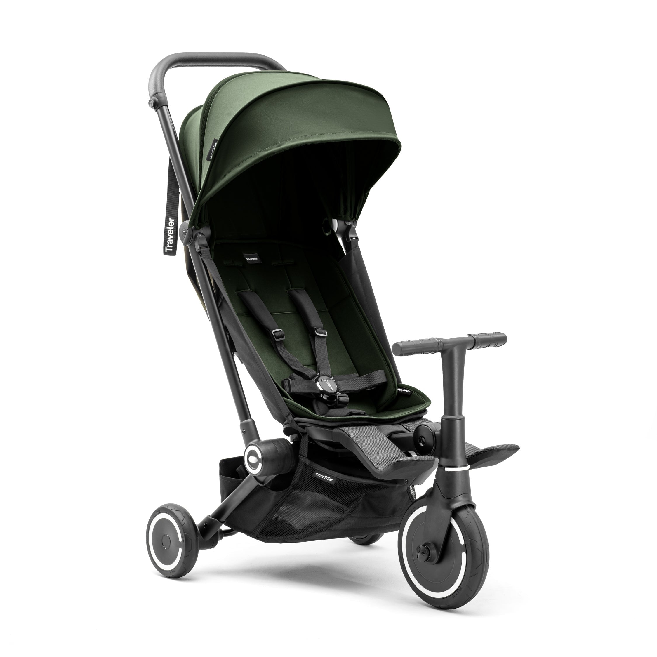 SmarTrike Traveler 4-in-1 Convertible Stroller - Forest Green