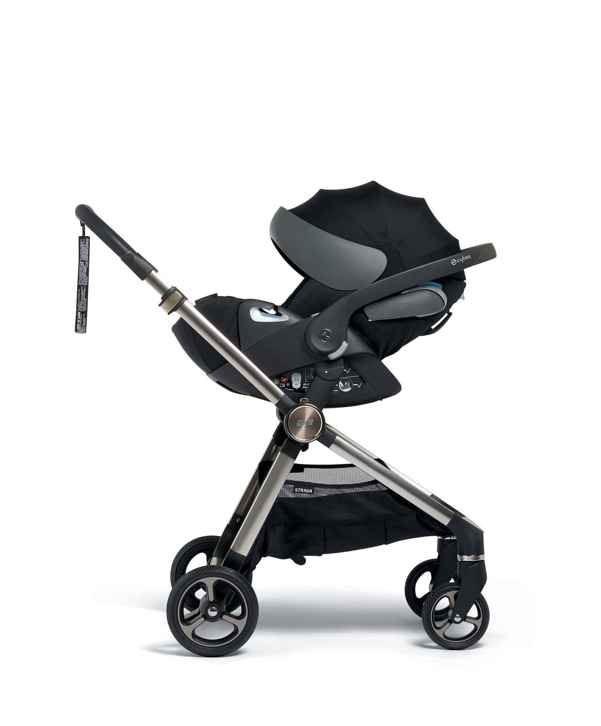Mamas & Papas Strada Pram - Grey Melange