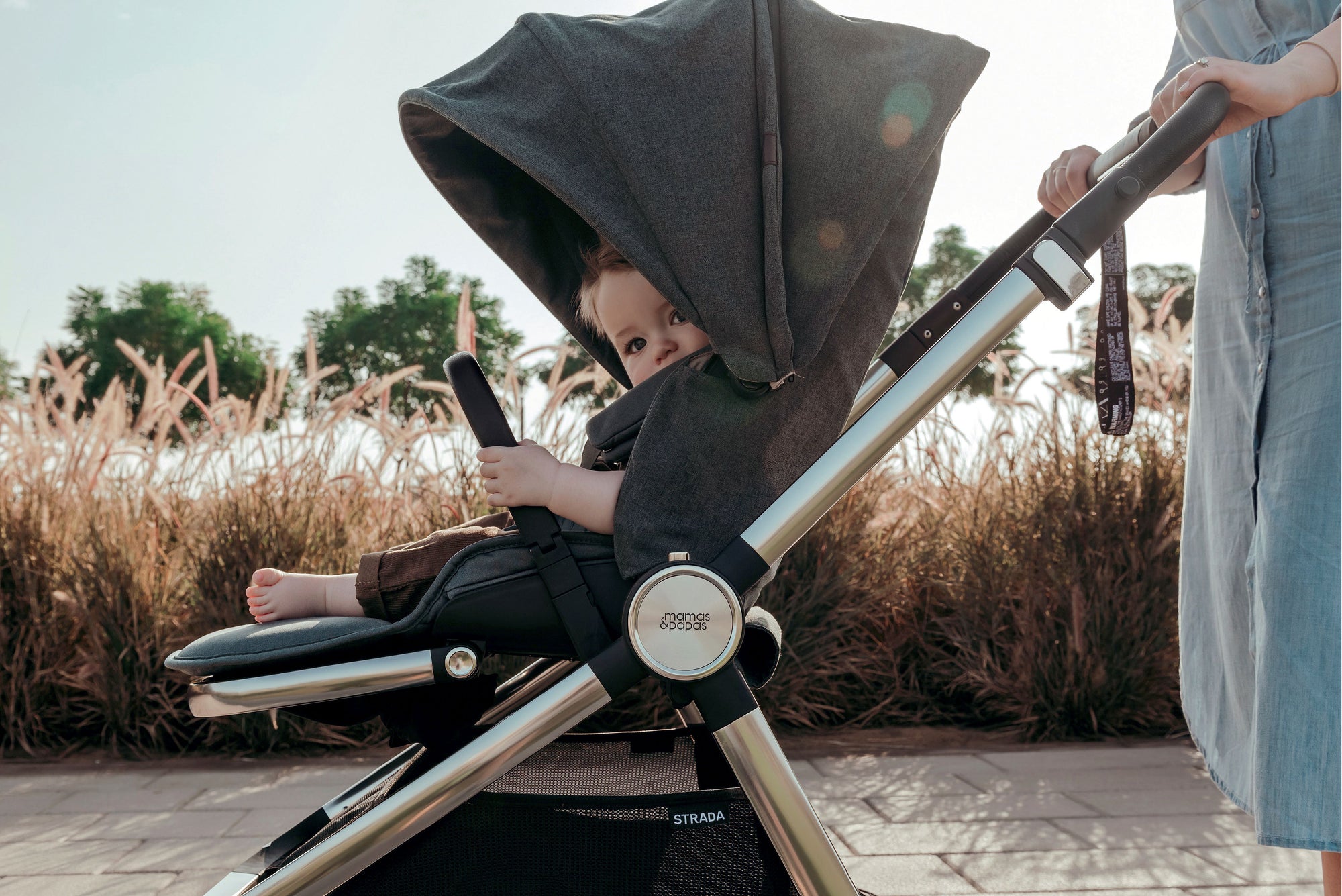 Mamas & Papas Strada Pram - Grey Melange