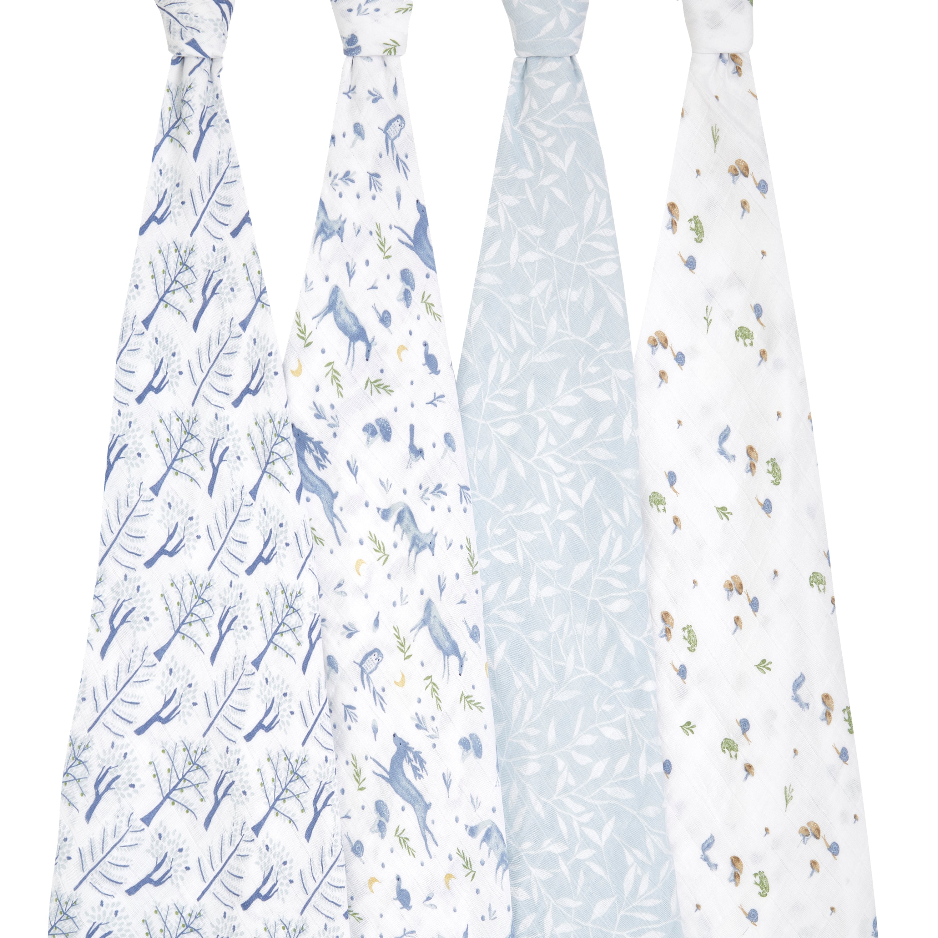 Aden + Anais ORGANIC Muslin Swaddles - Outdoor 4pk