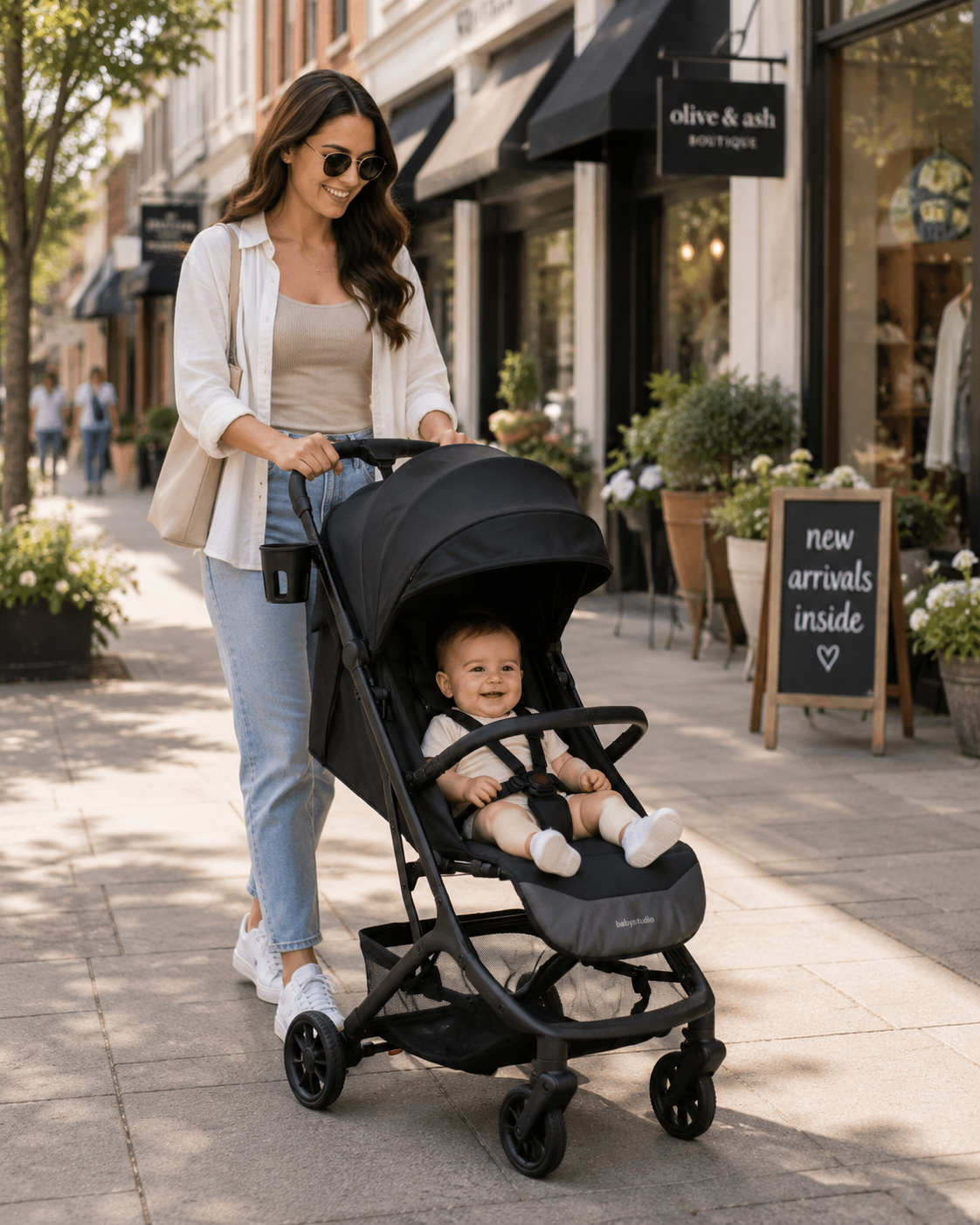 Wings Travel Stroller - Black