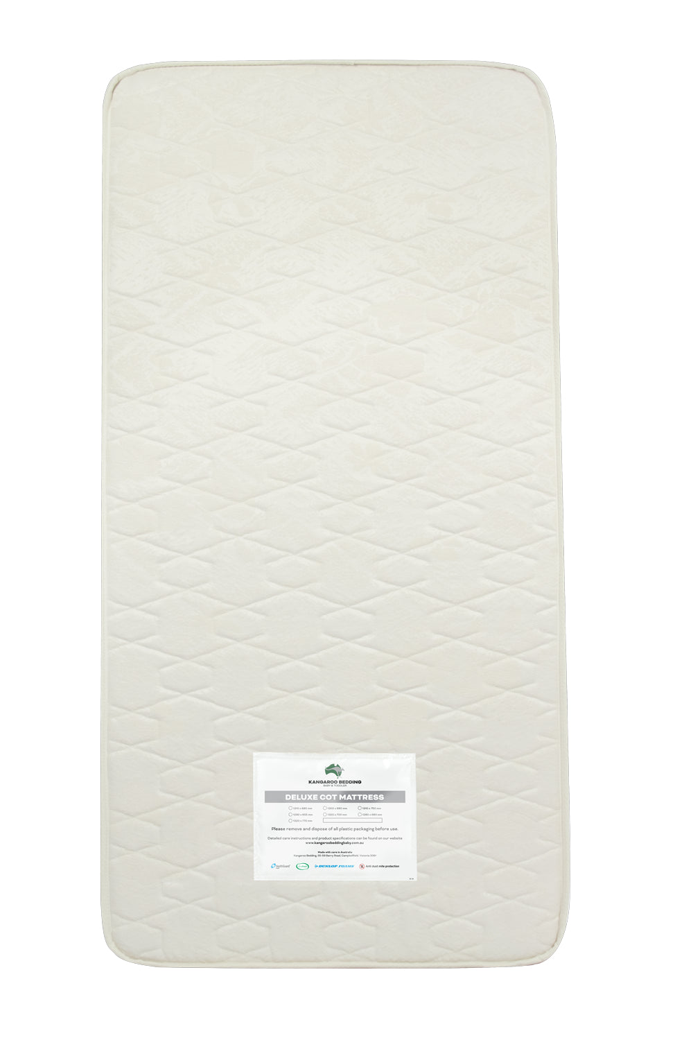 Kangaroo Red Nose Spring Cotbed Mattress (140cm x 70cm) Suitable for Mamas & Papas Cots