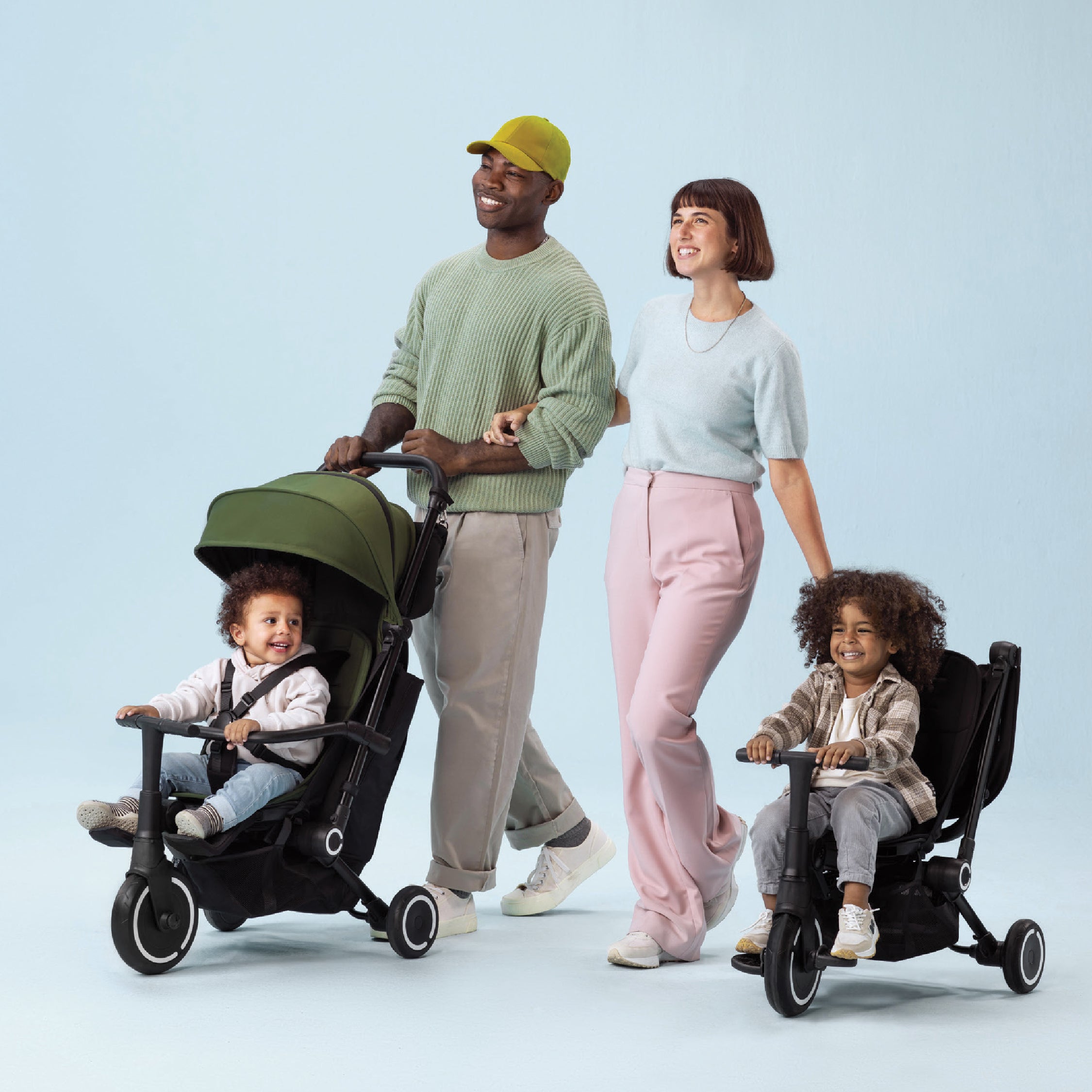 SmarTrike Traveler 4-in-1 Convertible Stroller - Forest Green