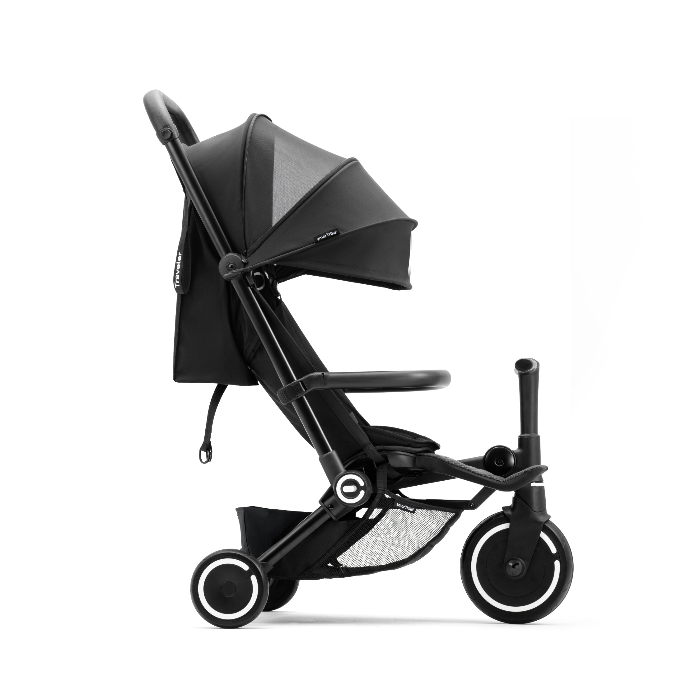 SmarTrike Traveler 4 in 1 Convertible Stroller – ONYX BLACK