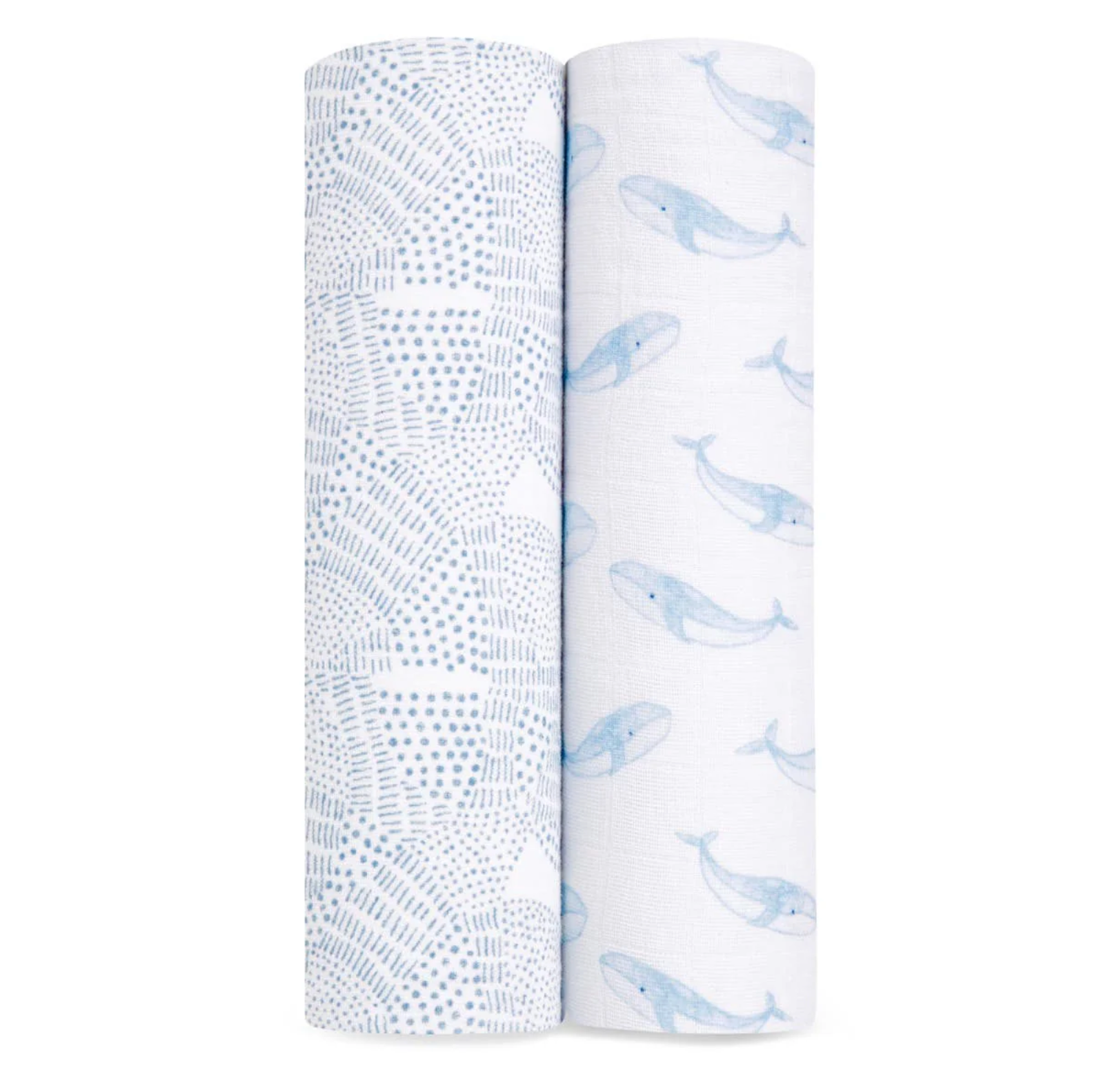 aden + anais oceanic ORGANIC muslin 2pk swaddles