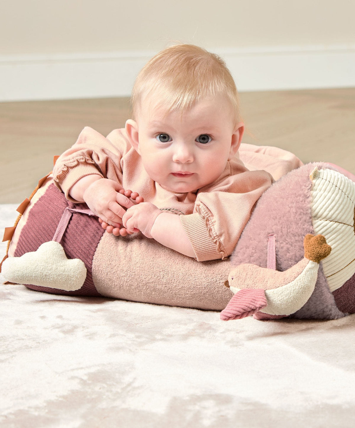 Welcome to the World Tummy Time Roll - Floral