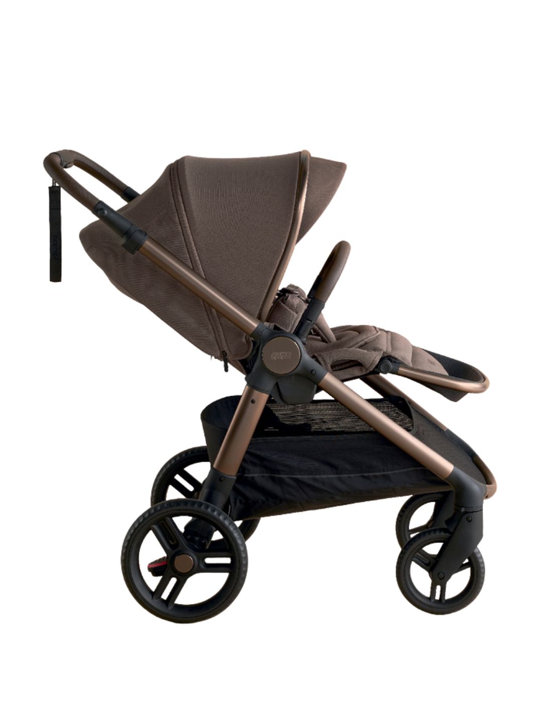 Mamas & Papas Ocarro 2 Stroller Frame Only – Crema | All-Terrain Pram for Birth to 4 Years