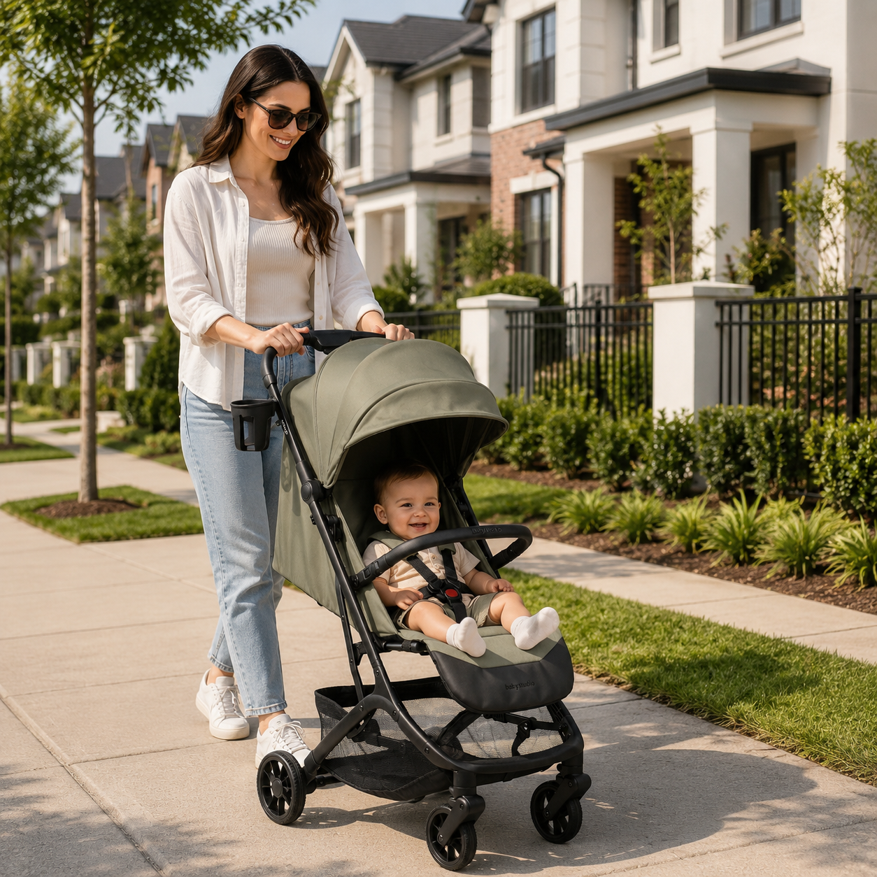 Wings Travel Stroller - Green