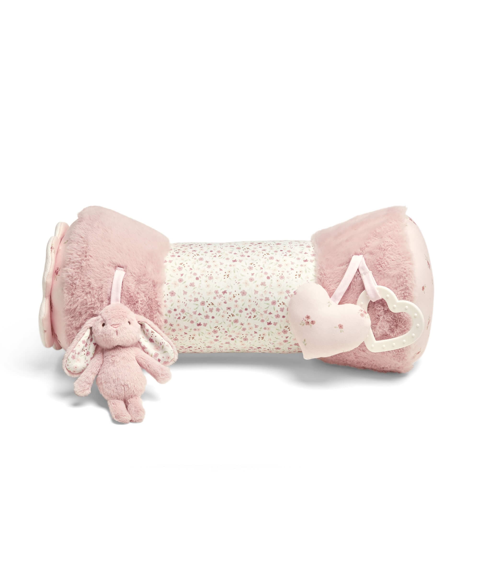 Mamas & Papas Activity Toys Welcome to the World Bunny Tummy Time Roll - Pink