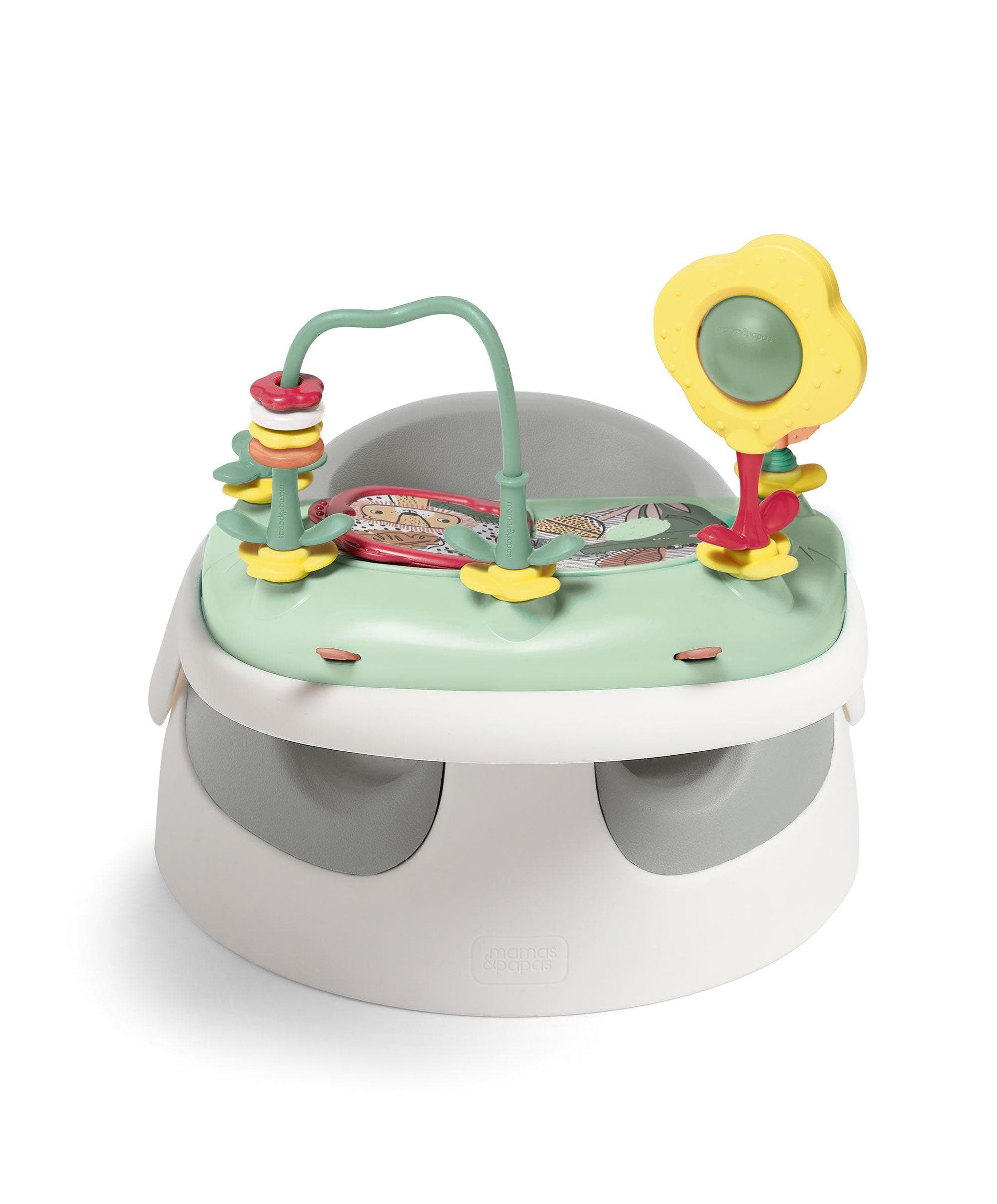 Mamas & Papas Baby Floor Seating Snug Floor Seat with Activity Tray - Pebble Grey