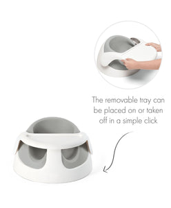 Mamas & Papas Baby Floor Seating Snug Floor Seat with Activity Tray - Pebble Grey
