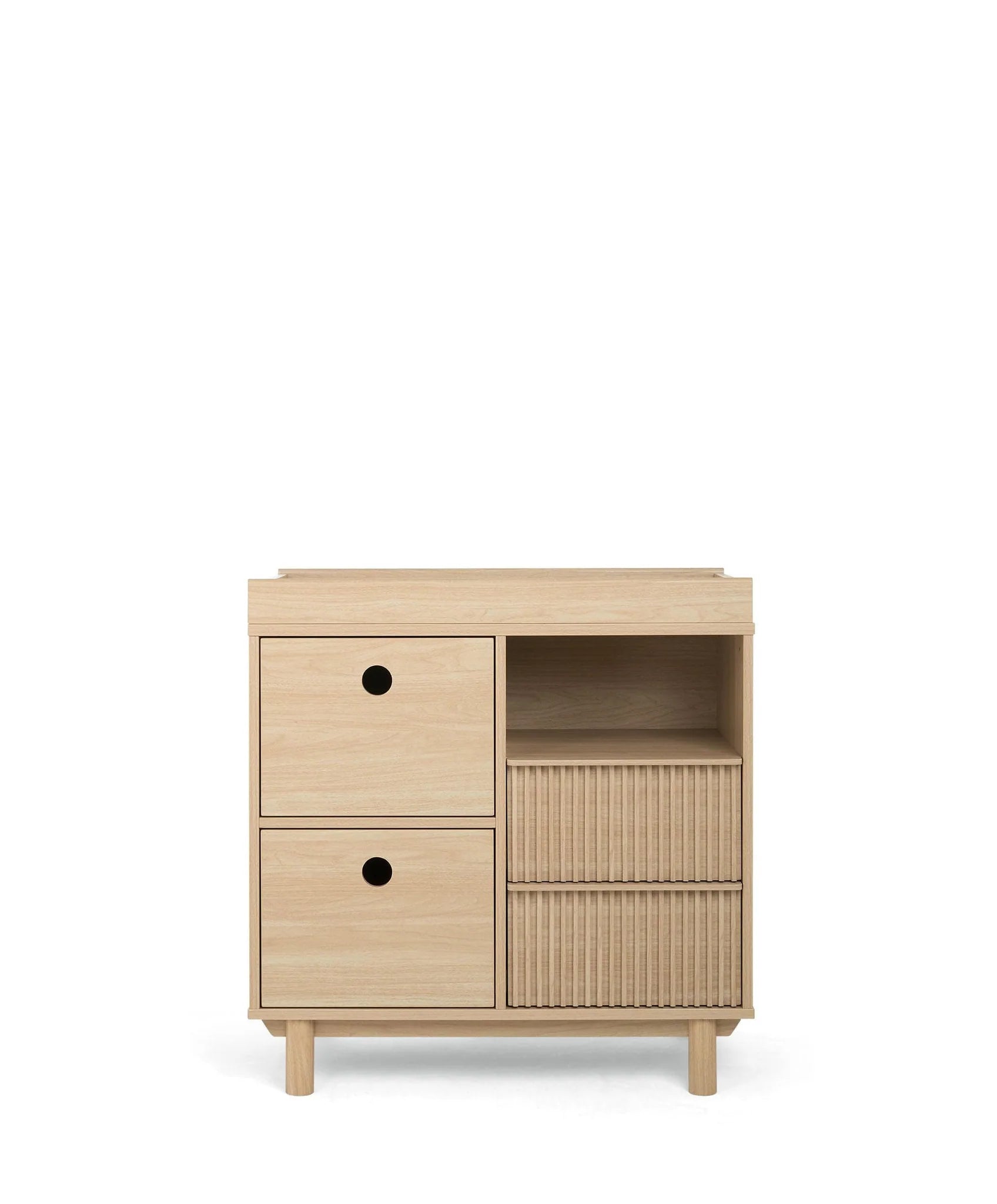 Mamas & Papas Oska Dresser/Changetable 2 Drawer - Light Cot