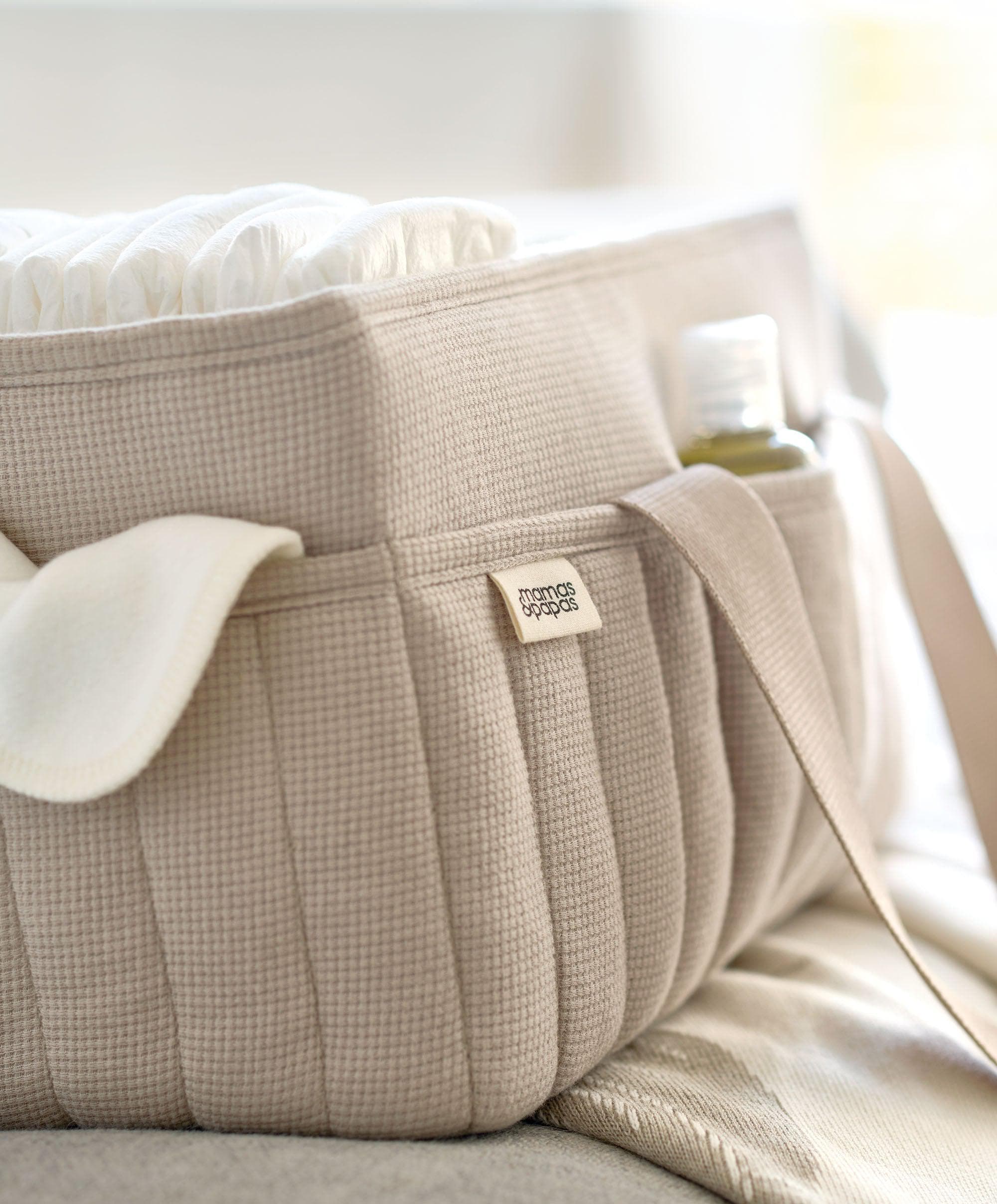 Nappy Caddy - Cashmere Waffle
