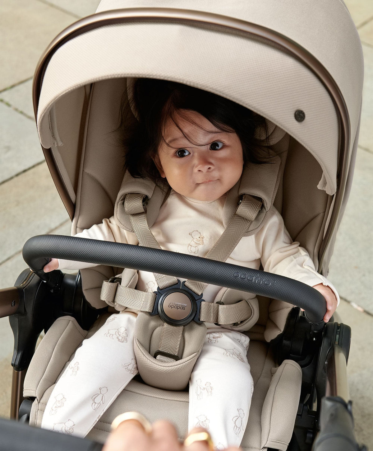 Ocarro 2 Pram with Seat - Oatmeal